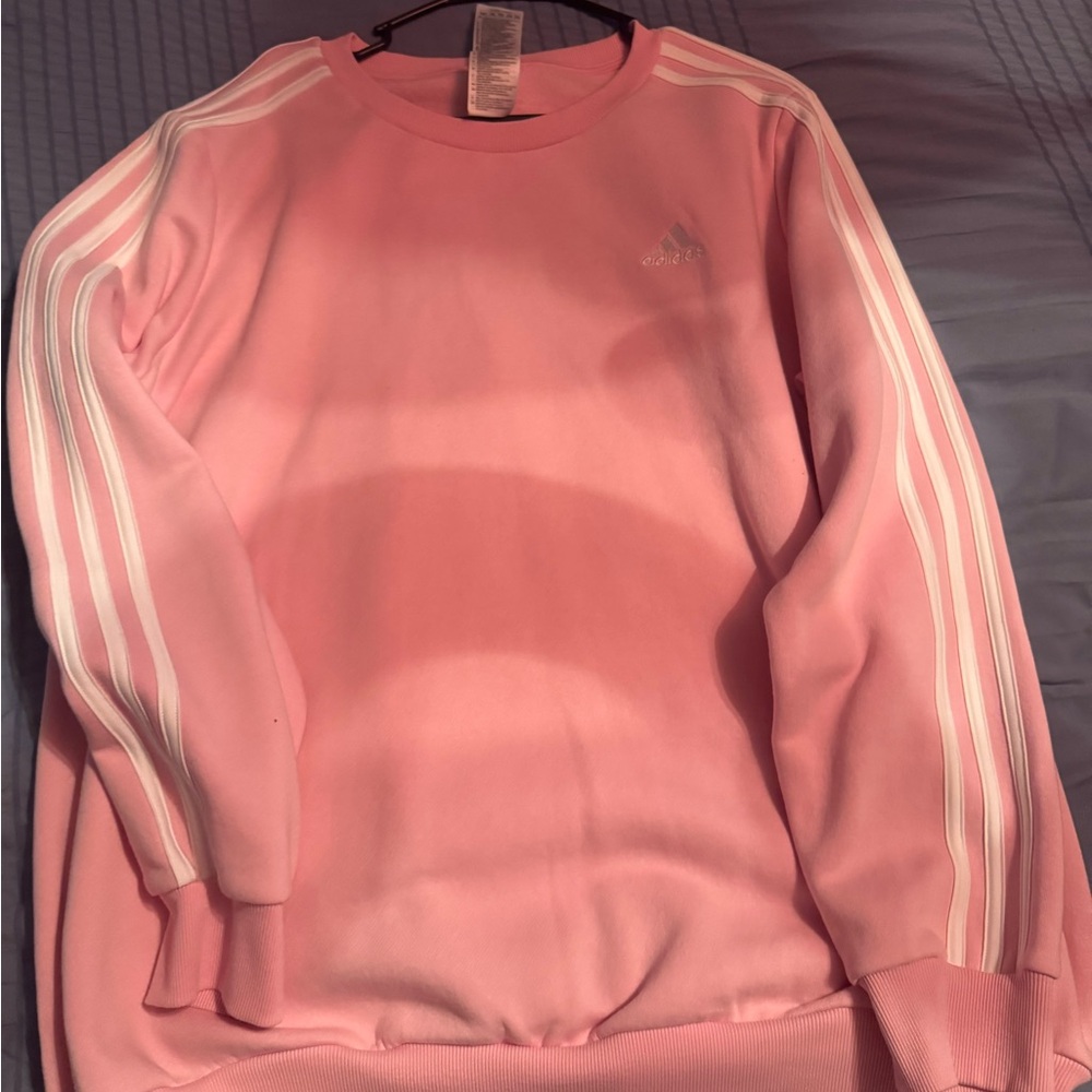 adidas Pink Crew Neck Sweater